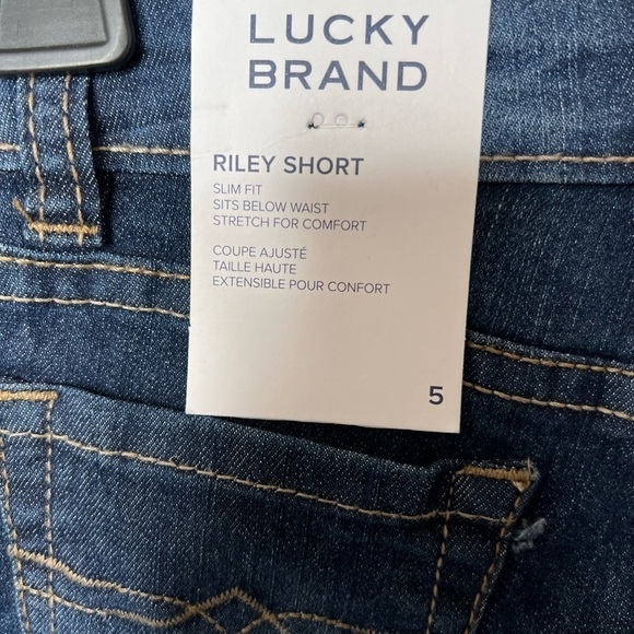 Little girls Lucky Brand Riley denim shorts - Picture 4 of 6
